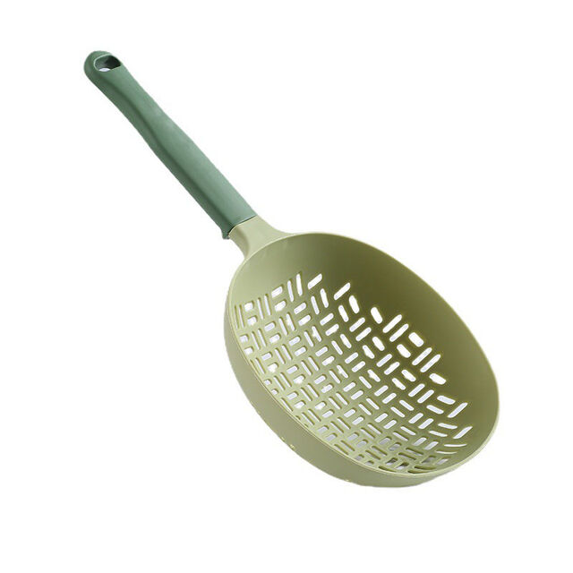 Cuchara para Fideos de Cocina, Colador de Empanadillas, Grado Alimenticio, Resistente a Altas Temperaturas, Colador Grande de Silicona para Pasta