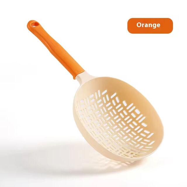 Cuchara para Fideos de Cocina, Colador de Empanadillas, Grado Alimenticio, Resistente a Altas Temperaturas, Colador Grande de Silicona para Pasta