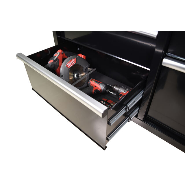 Großhandel OEM Schwerlast-Werkzeugschrank mit 10 Schubladen, 680kg Traglast, 104cm mit Holzplatte für Werkstatt und Garage