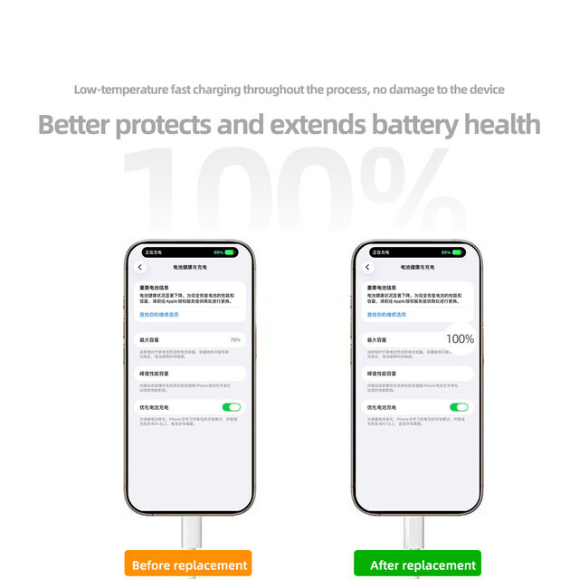 Direct Usine : Nouvelle Batterie Haute Tension & Haute Capacité 0 Cycle pour iPhone 15 Plus, Pas de Pop-ups lors du Diagnostic
