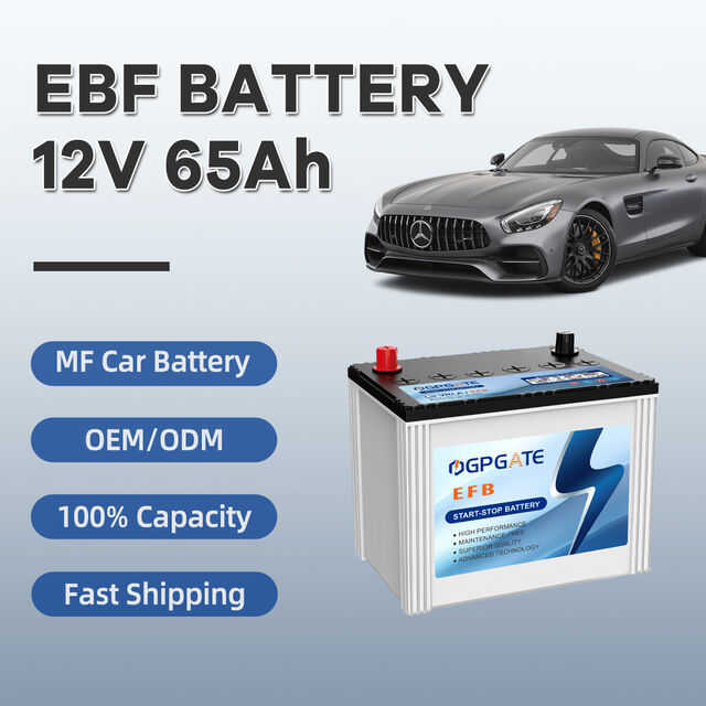Batería de Coche EFB Start Stop 12V 60Ah Q85 JIS D35 Especificación Alta Vida de Ciclo Potencia Automotriz