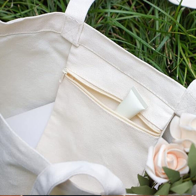 Großhandel Custom Logo Baumwoll-Canvas-Tasche Personalisierte Einfache Einkaufstasche Offener Verschluss für Sommer Sublimation Blanko-Tragetasche