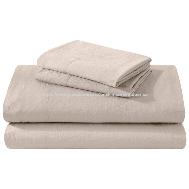 Ensemble de Literie en Lin Tissé 100% de Haute Qualité, Motif Uni, Écologique, 100TC, Moderne et Populaire, Meilleures Ventes