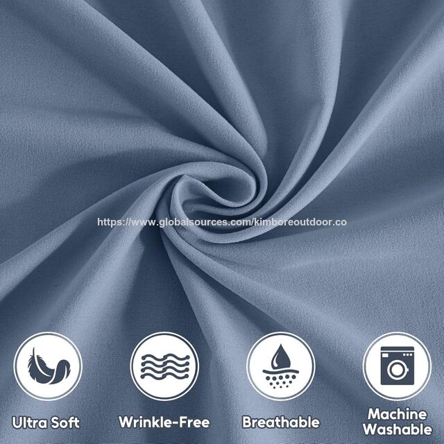 Ensemble de Draps Premium en Microfibre à Effet Rafraîchissant, Poches Profondes, Vente en Gros