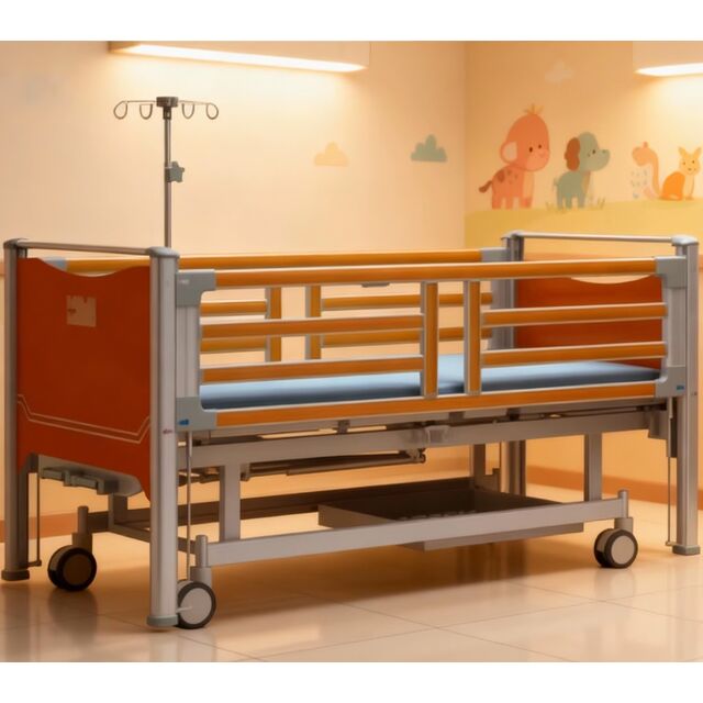 Factory China Supplier Adjustable Height Baby Bed with Wheels for Newborn