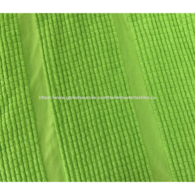 Tissu chenille microfibre en forme de nouilles, Tissu chenille microfibre en rouleau, Tissu chenille pour serpillère de nettoyage, OEM