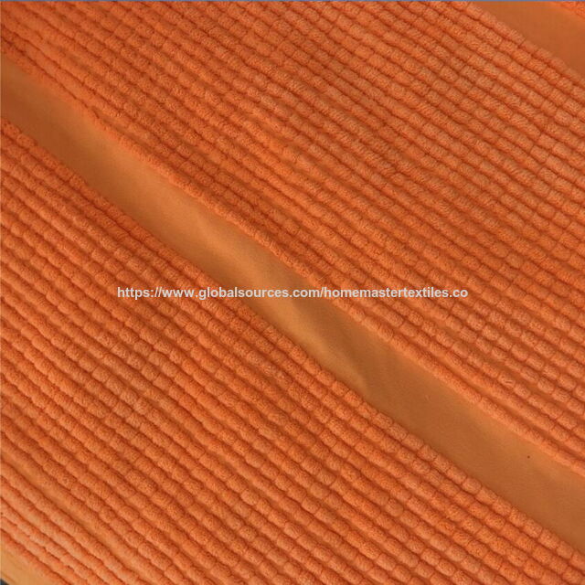 Tissu chenille microfibre en forme de nouilles, Tissu chenille microfibre en rouleau, Tissu chenille pour serpillère de nettoyage, OEM