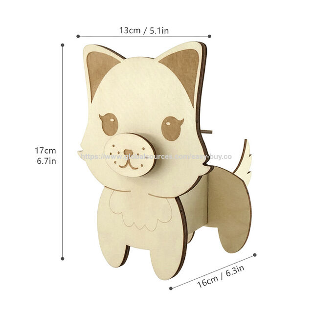 Modèles Animatroniques en Bois, 3D, Puzzle, Jouet Éducatif