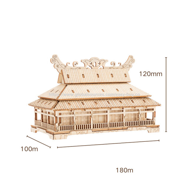 Modèles Animatroniques en Bois, 3D, Puzzle, Jouet Éducatif