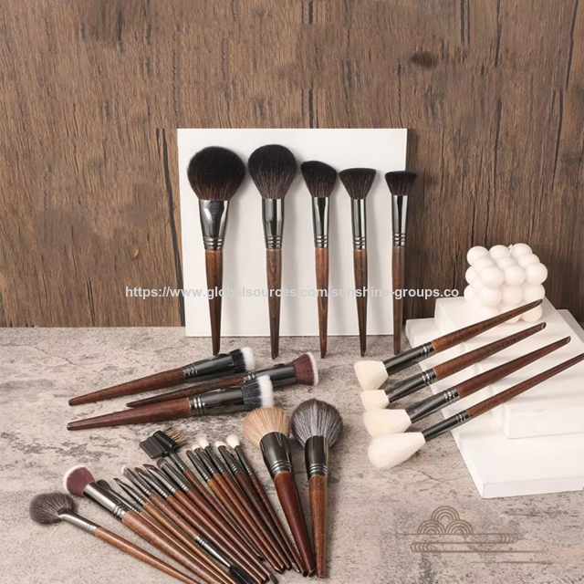 Brocha de Maquillaje Individual de Alta Calidad con Pelo Natural Suave