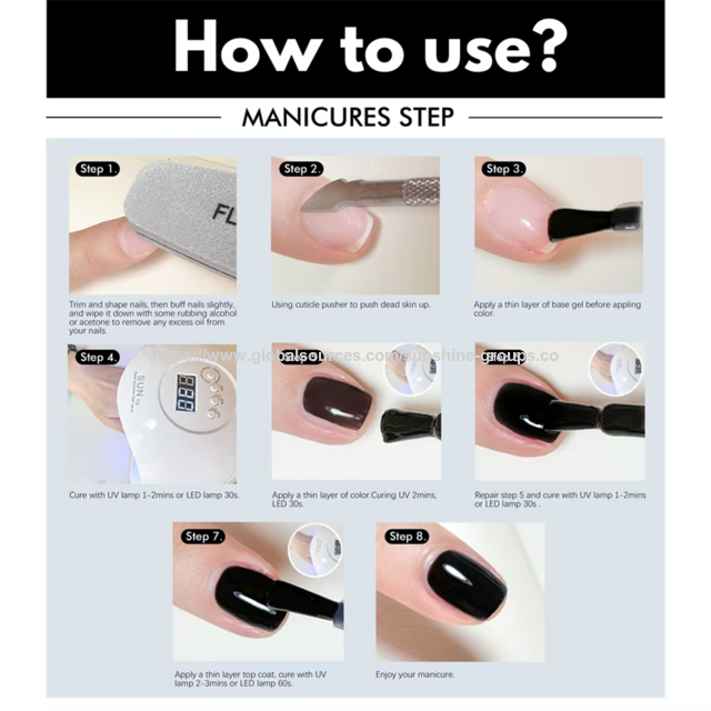 Esmalte em Gel para Unhas UV, Verniz, Conjunto de Gel para Unhas, Resina UV Neon, Gel com Glitter UV personalizável com esmalte incolor e sem odor