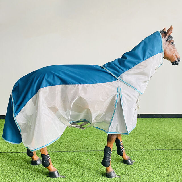 Fabricant OEM Couverture d'équitation d'été respirante en mesh anti-mouches - Couverture durable avec protection UV pour l'équitation