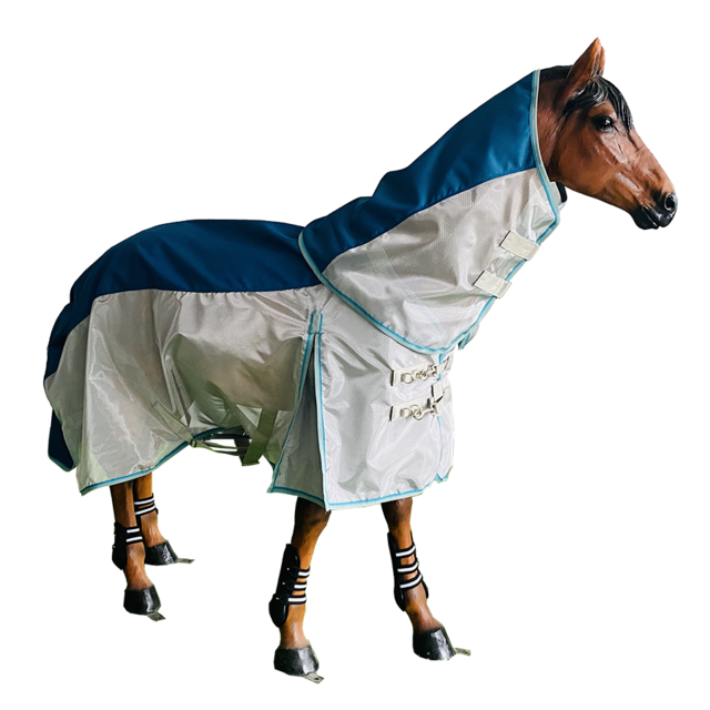 Fabricant OEM Couverture d'équitation d'été respirante en mesh anti-mouches - Couverture durable avec protection UV pour l'équitation