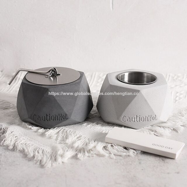 Mini Lareira de Mesa: Aquecedor de Álcool com Chama Real - Lareira Criativa em Forma de Diamante para Interior/Exterior