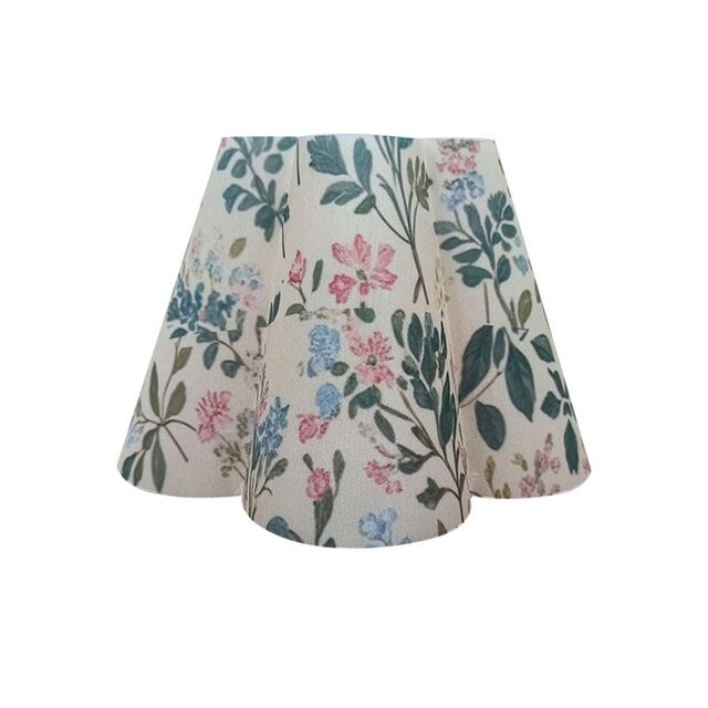 Coque de Lampe de Bureau Personnalisée en PP, Fleur à Cinq Pétales, Étude, Abat-jour en Tissu Détachable