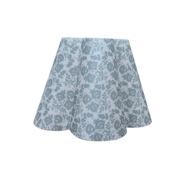 Coque de Lampe de Bureau Personnalisée en PP, Fleur à Cinq Pétales, Étude, Abat-jour en Tissu Détachable