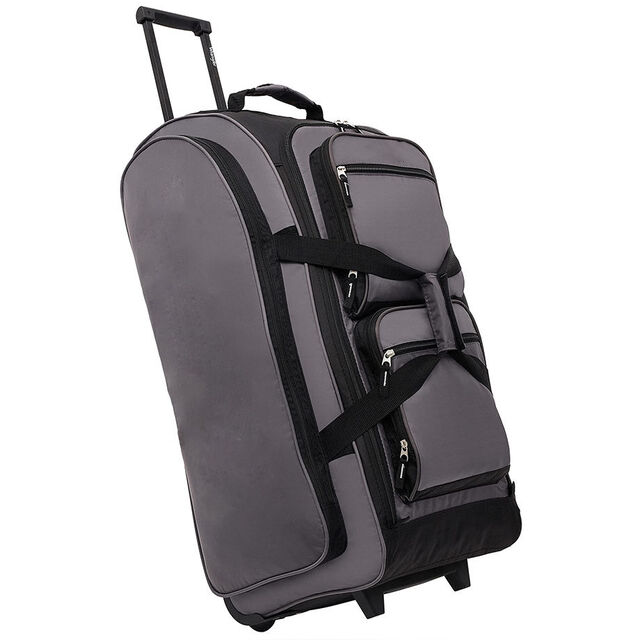 Large Duffel Bag Wheels High Quality Durable Outdoor Travel Rolling Zipper Fashionable Carry on Luggage Bag