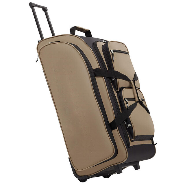 Large Duffel Bag Wheels High Quality Durable Outdoor Travel Rolling Zipper Fashionable Carry on Luggage Bag