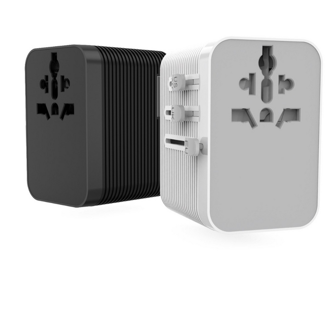 Adaptador de Viagem Universal Tudo-em-Um com Carregamento Rápido PD de 35W para Telefones, Tablets e Laptops