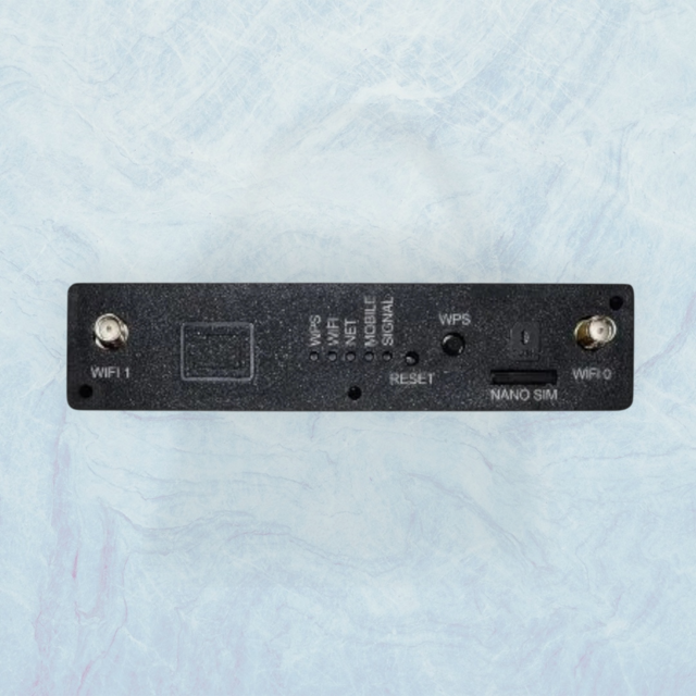 Routeur 4G LTE avec Double Port Ethernet, WiFi 802.11n et Montage sur Rail DIN pour la Surveillance à Distance IoT