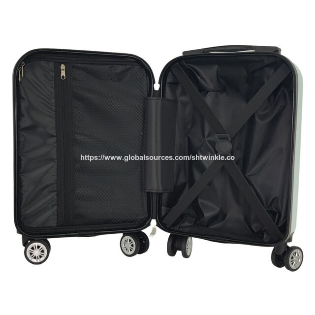 Good Offer Price Light Blue Car-Print Spinner Suitcase Superb Used Condition