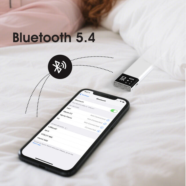 Haut-parleur d'écoute osseuse avec surveillance du sommeil, mini haut-parleur Bluetooth sans fil avec écran LED, oreiller ABS conçu pour soulager le stress