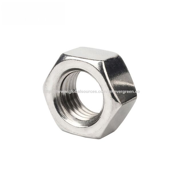 Tuercas de Perno Hexagonal de Acero Inoxidable 304, Surtido de Tuercas Roscadas Métricas M4 a M24, Juego de Tuercas de Bloqueo de Alta Resistencia