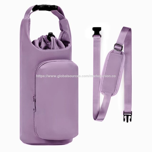 Hot Sale Outdoor Sports Water Bottle Carrier Bag, Portable Insulated Bottle Pouch with Handle & Adjustable Strap, Universal Therma
