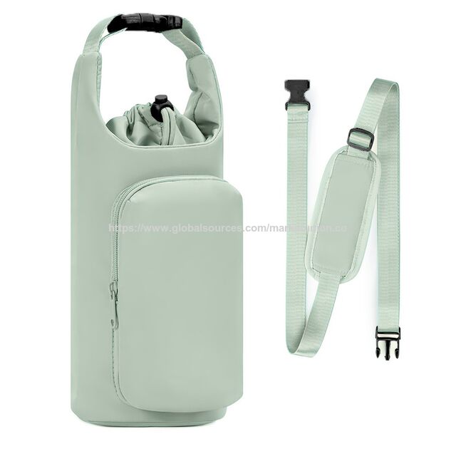 Hot Sale Outdoor Sports Water Bottle Carrier Bag, Portable Insulated Bottle Pouch with Handle & Adjustable Strap, Universal Therma