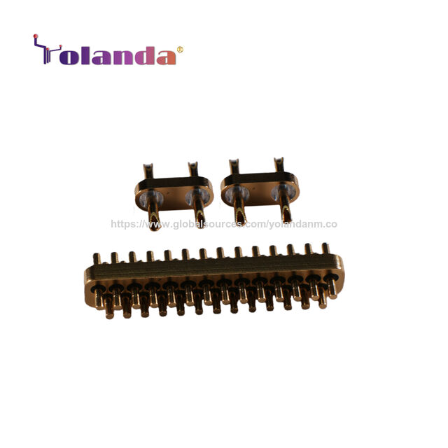 Suministro Directo de Fábrica de Cabezal Hermético de 18 Pines Micro-rectangular Feedthrough para Comunicaciones Satelitales