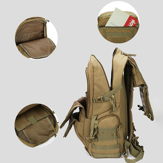 Tactical Backpack Hiking Backpack Camping Backpack Outdoor Travel Backpack Camouflage MOLLE System for Men Women