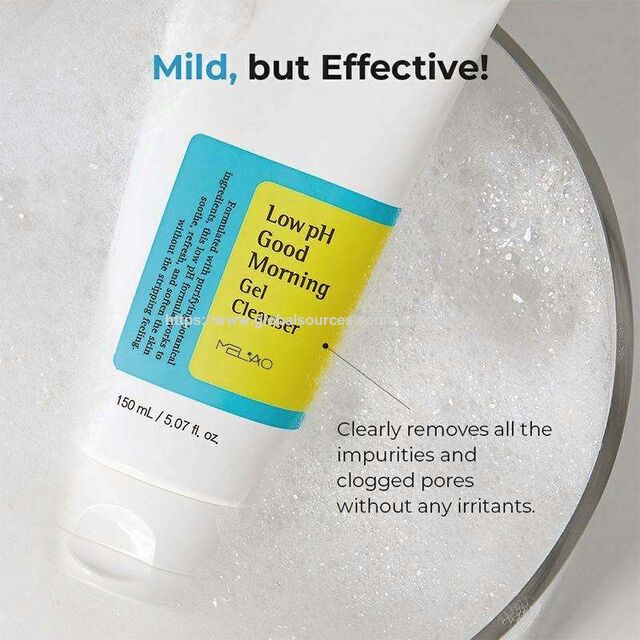 Facial cleansers Low pH Good Morning Gel Facial Cleanser for Sensitive Oil Control Balance Skin Anti Acne Face Wash