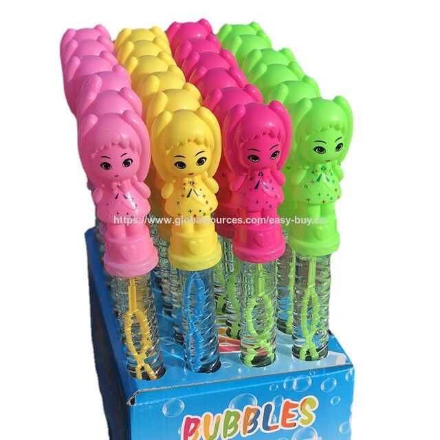 Bubble blowers Summer Outdoor Toy 6 Pack 4 Ounce Bubble Wand Bubble Blowers