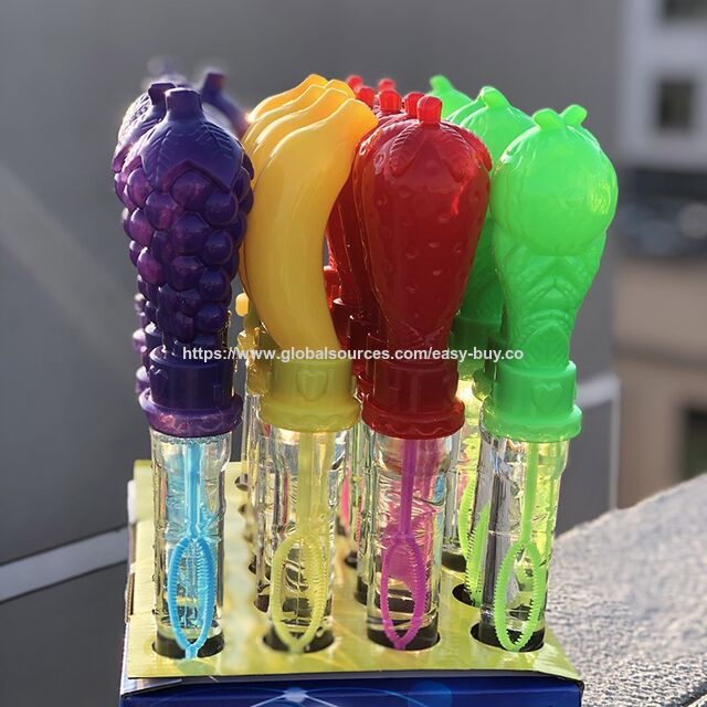 Bubble blowers Summer Outdoor Toy 6 Pack 4 Ounce Bubble Wand Bubble Blowers