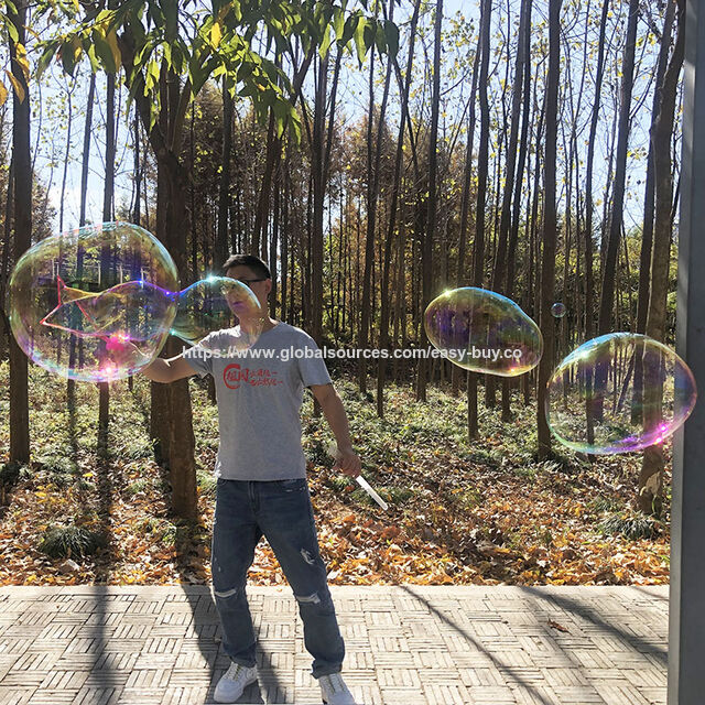 Bubble blowers Summer Outdoor Toy 6 Pack 4 Ounce Bubble Wand Bubble Blowers