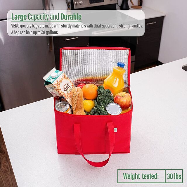 Custom Logo Promotional Supermarket Grocery Lunch Thermal Bag Insulated Non Woven Seafood Cooler Bag With Handle Cake