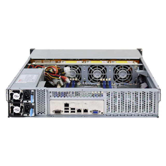 هيكل خادم Toploong M265-12 2U للبيع المباشر، 12*3.5 بوصة خليج HDD، مع مروحة ولوحة خلفية موسعة 12 جيجابايت للتخزين السحابي