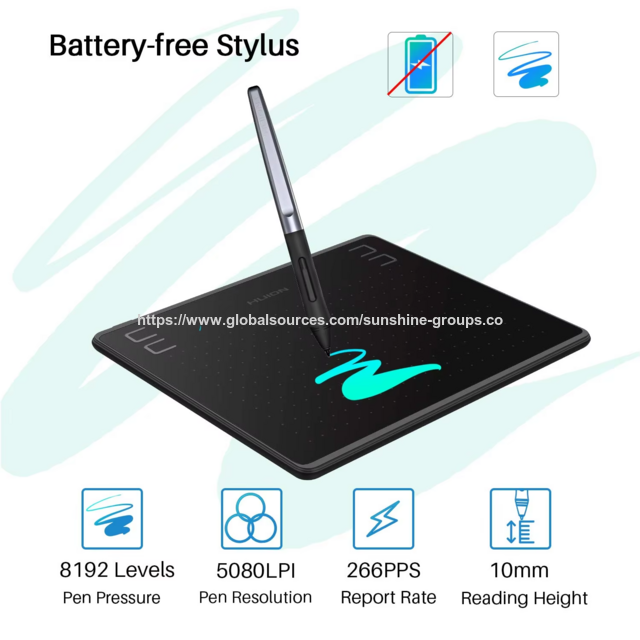 Mesa Digitalizadora Gráfica para Desenho com Caneta e Stylus