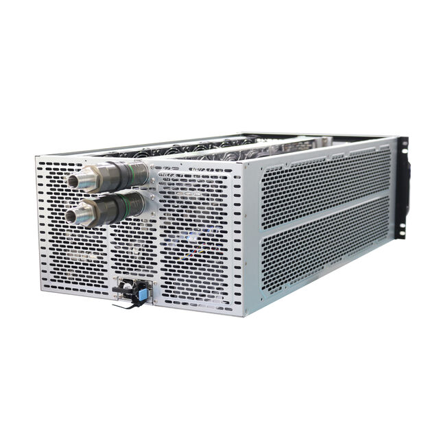 وحدة تبريد سائل Toploong CDU-24 2U Rackmount بقدرة 8000 واط ومبادل حراري مع شاشة لمس 7 بوصات لمركز البيانات