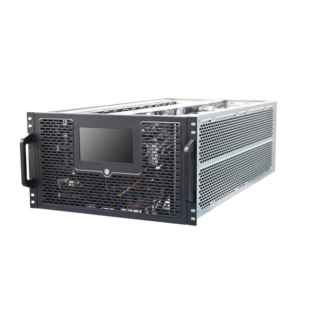 وحدة تبريد سائل Toploong CDU-24 2U Rackmount بقدرة 8000 واط ومبادل حراري مع شاشة لمس 7 بوصات لمركز البيانات