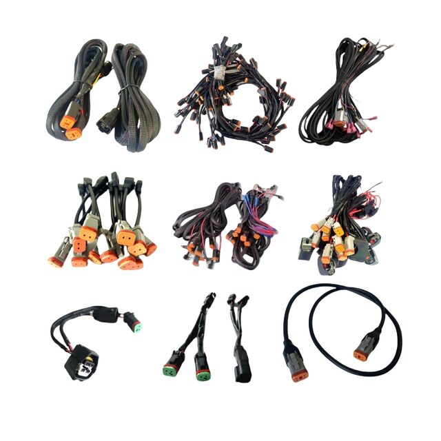 Arnés de cableado automotriz conector Deutsch de 2 pines, 4 pines y 8 pines para automóvil fabricado en fábrica