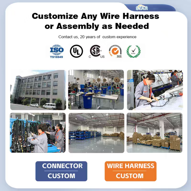 Arnés de cableado automotriz conector Deutsch de 2 pines, 4 pines y 8 pines para automóvil fabricado en fábrica
