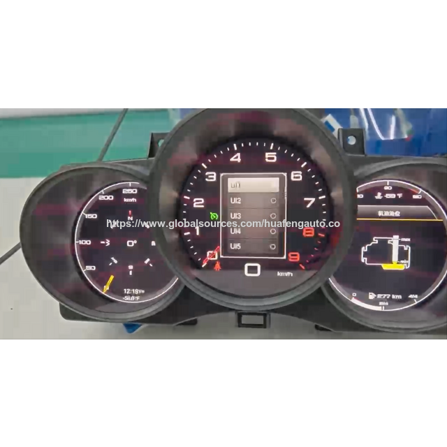 Panel de Instrumentos Digital LCD para Coche, Salpicadero, Cabina, Velocímetro para Porsche Macan