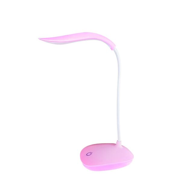 Lâmpada de mesa LED personalizável no atacado para aprendizado, proteção ocular, carregamento USB, mini lâmpada de mesa tátil para quarto e cabeceira