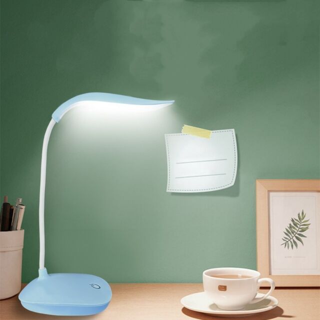 Lâmpada de mesa LED personalizável no atacado para aprendizado, proteção ocular, carregamento USB, mini lâmpada de mesa tátil para quarto e cabeceira