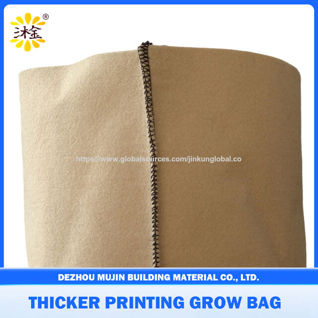 100 gallon Biodegradable Non-Woven Fabric Grow Pots for Garden Use for Vegetable Growing