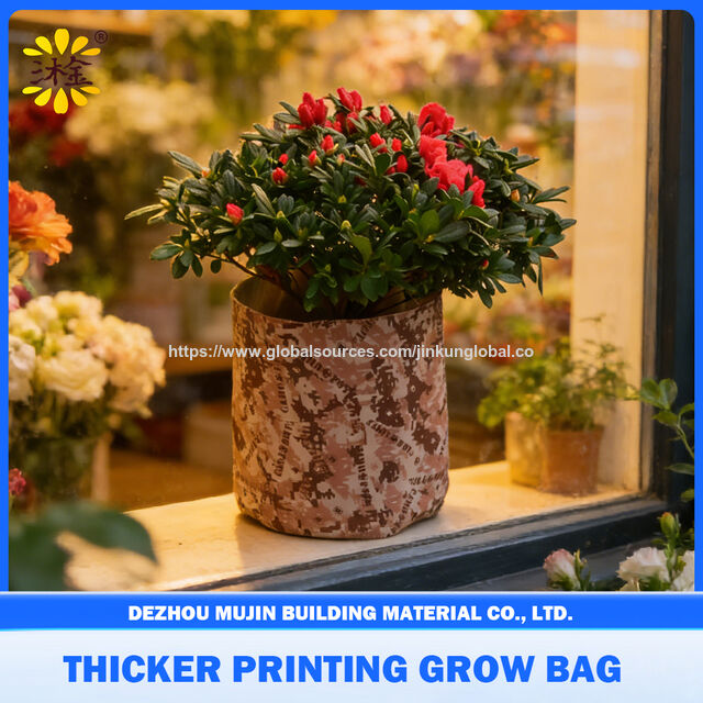 100 gallon Biodegradable Non-Woven Fabric Grow Pots for Garden Use for Vegetable Growing