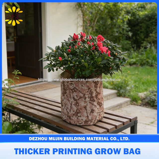 100 gallon Biodegradable Non-Woven Fabric Grow Pots for Garden Use for Vegetable Growing