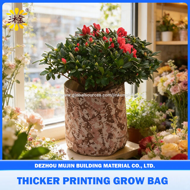 100 gallon Biodegradable Non-Woven Fabric Grow Pots for Garden Use for Vegetable Growing