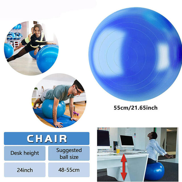Neuankunft Großhandel Benutzerdefiniertes Logo Bestseller Anti-Burst Fitness-Übungs-Stabilitäts-Yoga-Ball Gymnastikball
